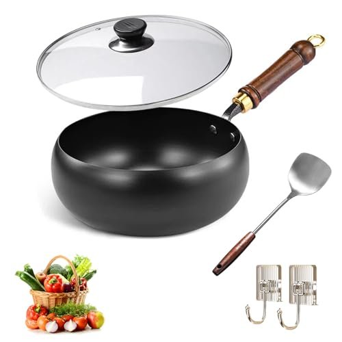 Japanese Cast Iron Cookware, 9.5/10.2/11in Uncoated Pure...