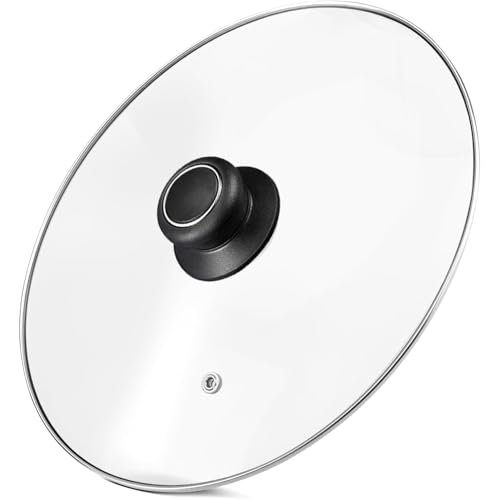 12 Inch Pan Lid - Glass Lids with Steam Vent