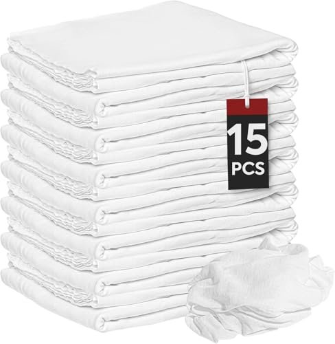 Nabob Wipers New Lint Free Cloth (15 Pack) - Cotton