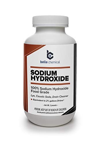 Sodium Hydroxide - Pure - Food Grade Lye in Jar