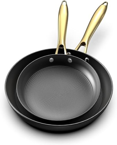 imarku Non Stick Frying Pans, Professional Cast Iron...