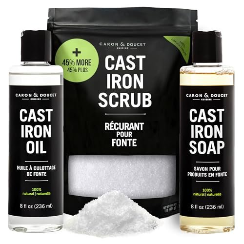 CARON & DOUCET – New Ultimate Cast Iron Care Set