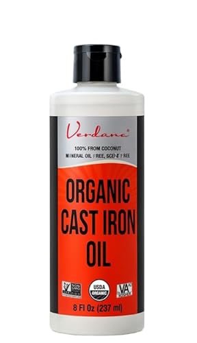 Verdana Cast Iron Seasoning Oil & Conditioner, Food-Grade...