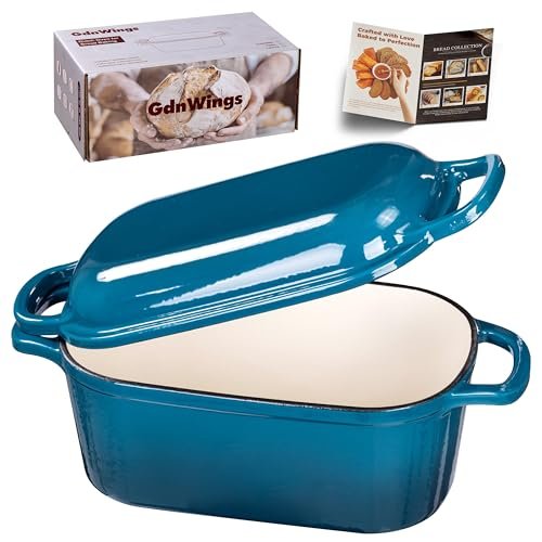 GdnWings 4.6 Quart Dutch Oven for Sourdough Baking with Lid