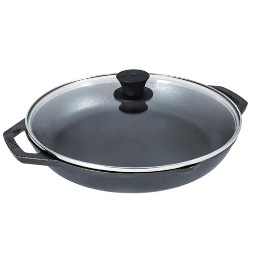 Lodge 12 Inch Cast Iron Everyday Pan with Lid