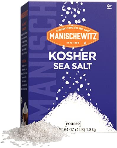 Manischewitz Natural Kosher Salt (4lb Box) | Coarse...
