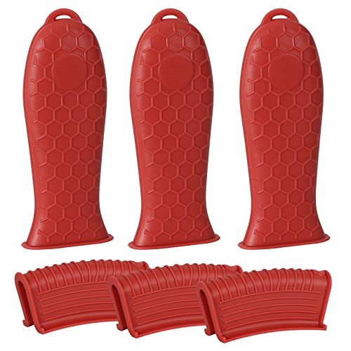 Joyhalo Cast Iron Handle Cover, 6 Pack for Heat-Resistant...