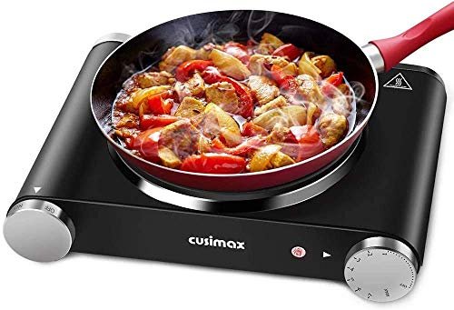 Cusimax Hot Plate Electric Burner Single Burner with...