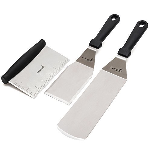 Metal Spatula Stainless Steel and Scraper - Professional...