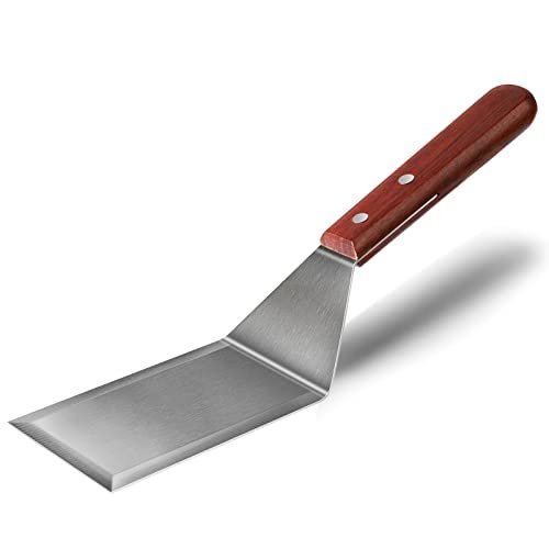 KLAQQED Metal Spatula for Cast Iron Skillet and Grill