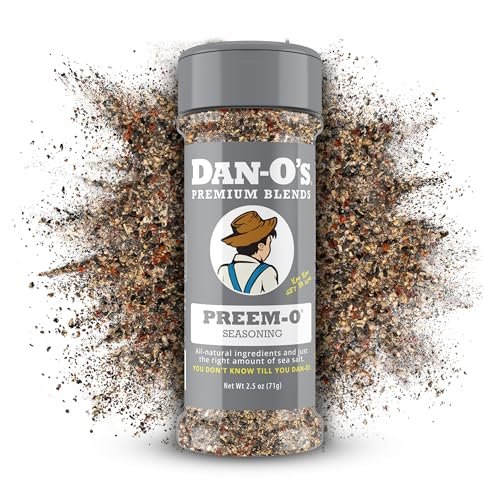 Dan-O's Preem-O Seasoning, 2.5 oz Bottle, Meat Seasoning...