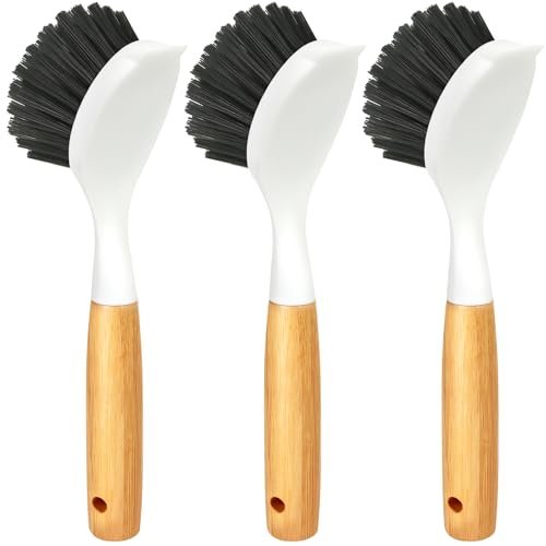 Holikme 3 Pack Cast Iron Brush and Scrubber Set
