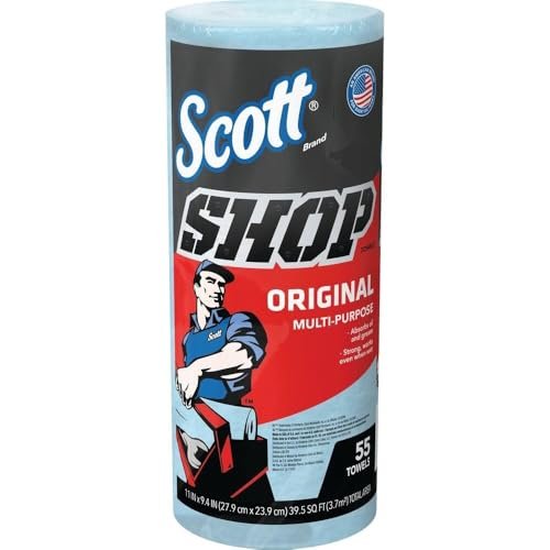 Scott Shop Original Towel Roll (75147), 55 Count Roll