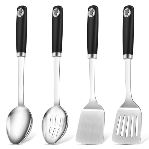 4 Pcs Cooking Utensils Set, Stainless Steel Kitchen Tool...