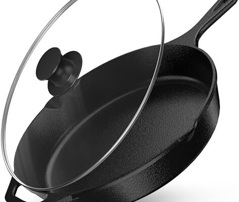 Best 12-inch Cast Iron Skillet with Lid - comprehensive buying guide and reviews