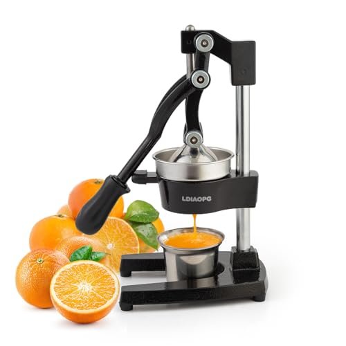 Cast Iron manual juicer, Hand Citrus juicer press for...