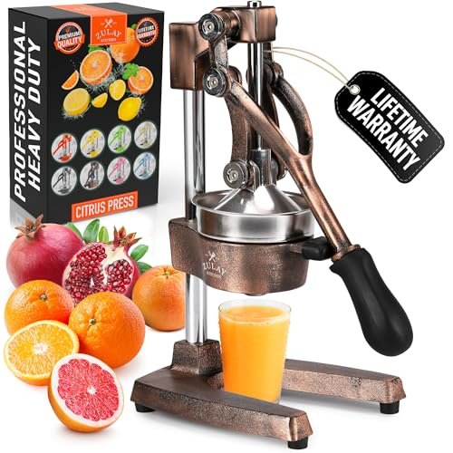 Zulay Kitchen Cast Iron Juicer - Easy-to-Clean Heavy-Duty...