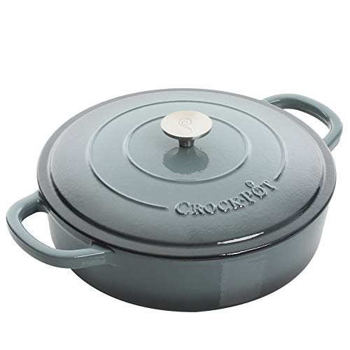 Crock-Pot Crock Pot Artisan Enameled Cast Iron Braiser, 5...