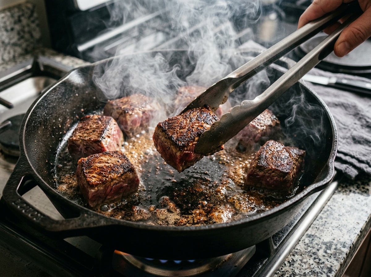 searing beef for beef stew recipe dutch oven
