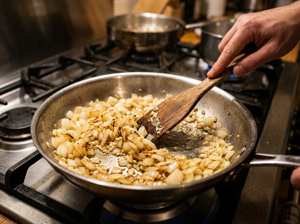 cooking aromatics for chop meat and rice recipes