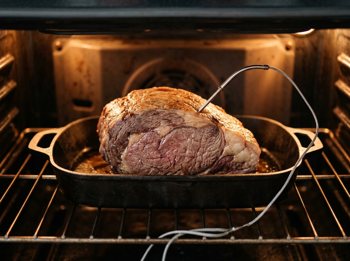 checking temperature of boneless prime rib recipe