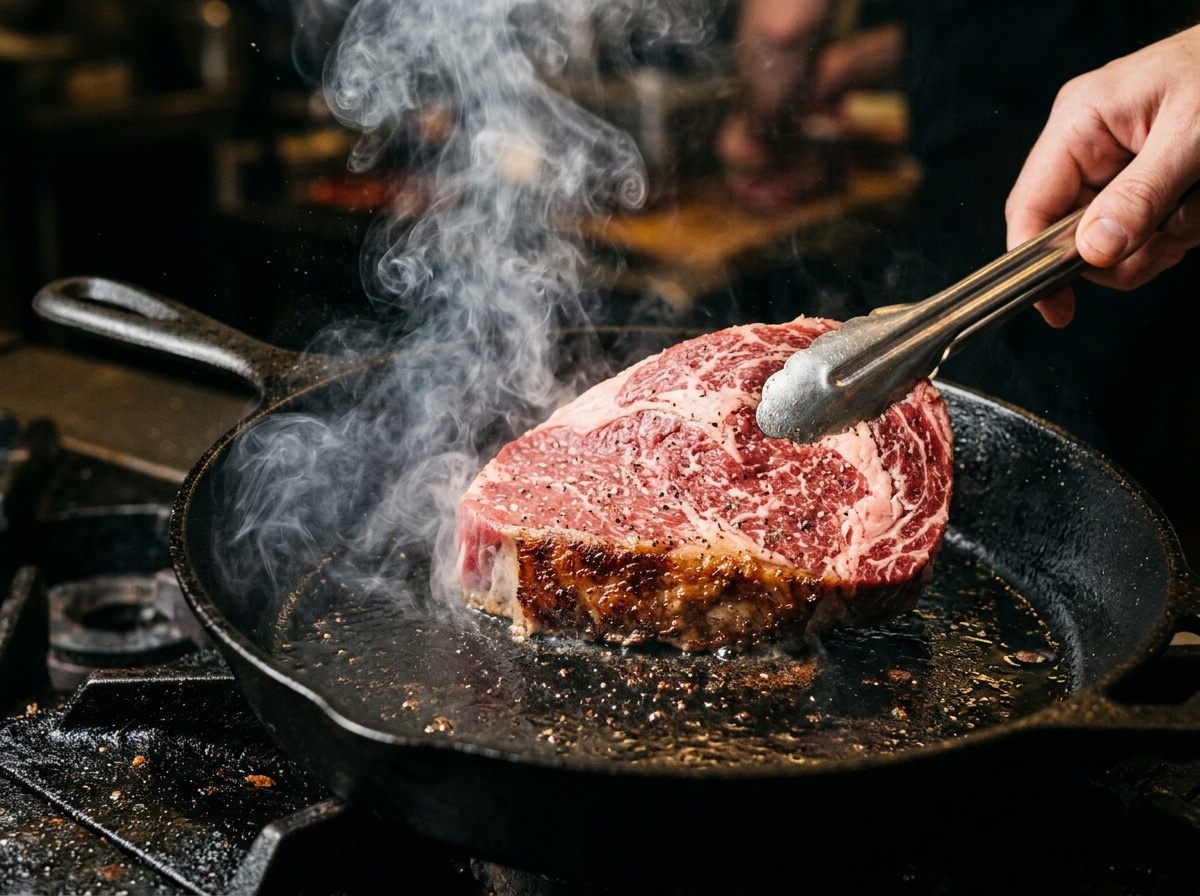 searing meat for chuck rib eye steak recipes