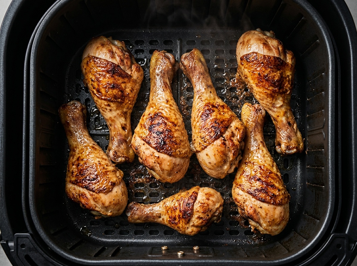 cooking chicken in air fryer for chicken drumsticks recipe