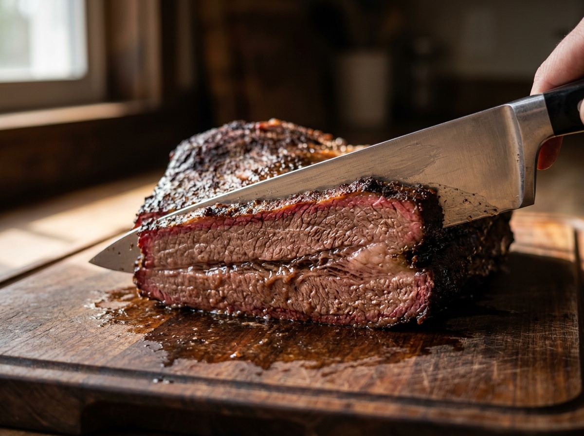 beef brisket recipe oven slicing technique