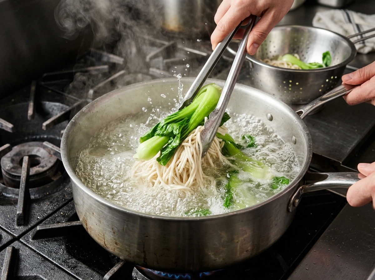 beef noodle soup recipe cooking noodles in boiling water