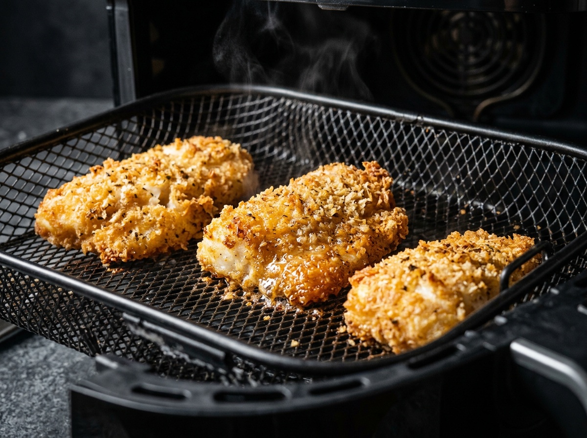air fryer fish recipes cooking in air fryer basket