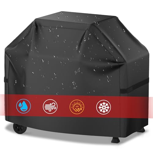 Grill Cover, 58 inch BBQ Gas Grill, Waterproof, UV Resistant