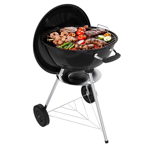 GRiliFE 18 inch Charcoal Grill, Portable Kettle BBQ...