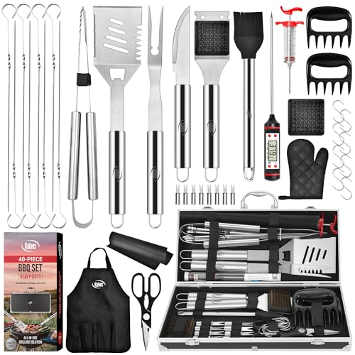 Kaluns BBQ Accessories, Complete Grill Set Dad Gifts.