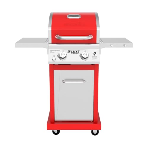 Nexgrill Deluxe 2 Burner Gas Grill, Compact with Foldable...