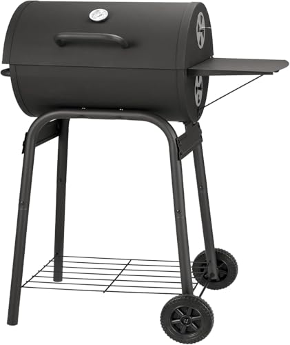 Kendane Barrel Charcoal Grill, Large Charcoal Grills with...