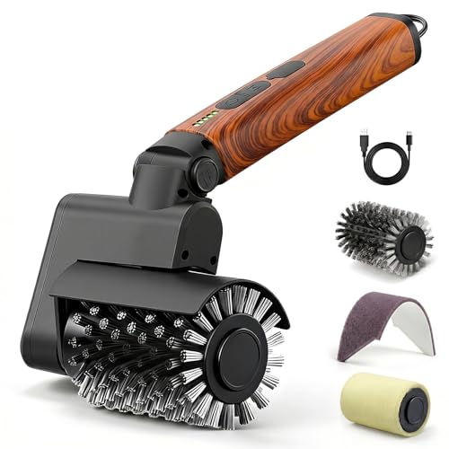 Electric Grill Brush 3-in-1 Kit – Cordless BBQ cleaner.