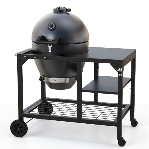 Brand-Man Steel Kamado Charcoal Grill & Smoker