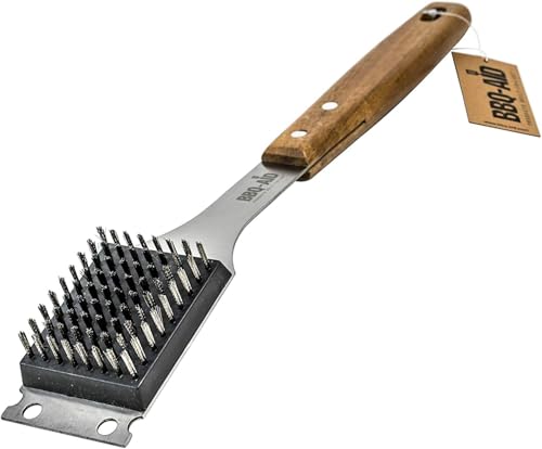 BBQ-Aid Grill Brush and Scraper for Barbecue: Easy Cleaning...