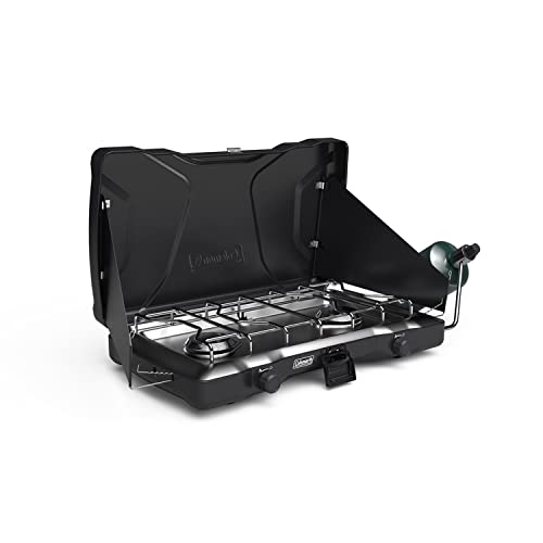 Coleman Triton 2-Burner Propane Stove, Portable Camping...