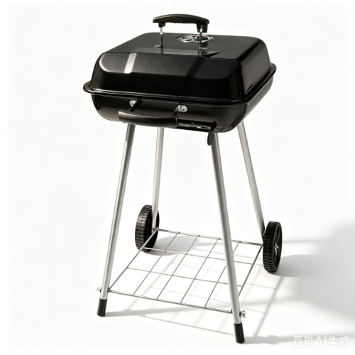 17.5 Inch Portable Charcoal Grill with Removable Ash...