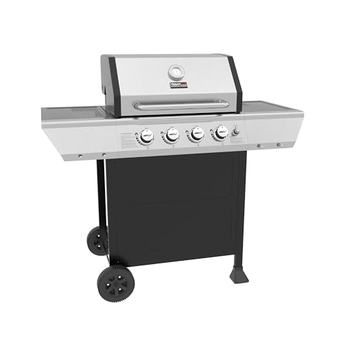 Royal Gourmet 4-Burner Propane Gas Grill with Warming Rack