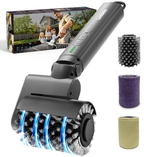 Electric Grill Brush, High Torque Rechargeable BBQ Grill...