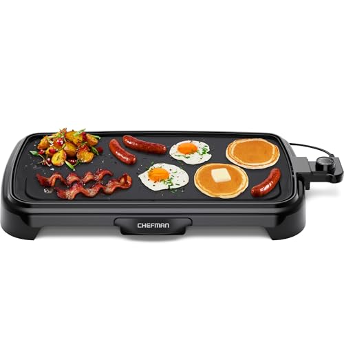 Chefman XL Electric Griddle with Removable Temperature...