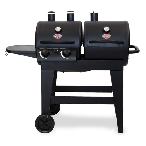 Char-Griller® Dual-Function 2-Burner 24,000 BTU Propane Gas...