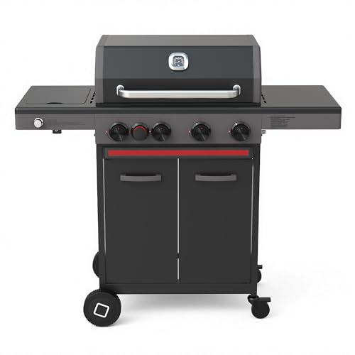 Brand-Man 4 Burner Propane Gas Grill with Infrared Side...