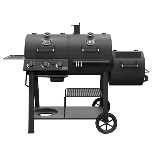 Oklahoma Joe's Canyon Combo Dual Fuel 3-Burner Smoker Grill