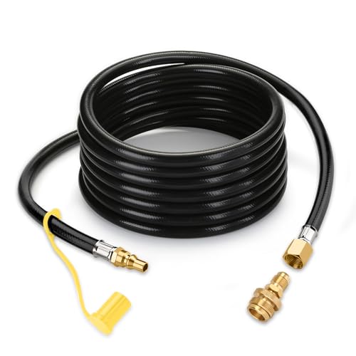 WADEO 17 FT Propane Quick Connect Hose for RV