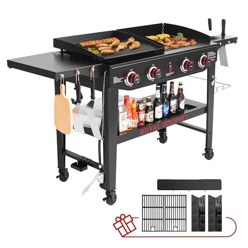 Royal Gourmet GD405A 4 Burner Gas Grill and Griddle