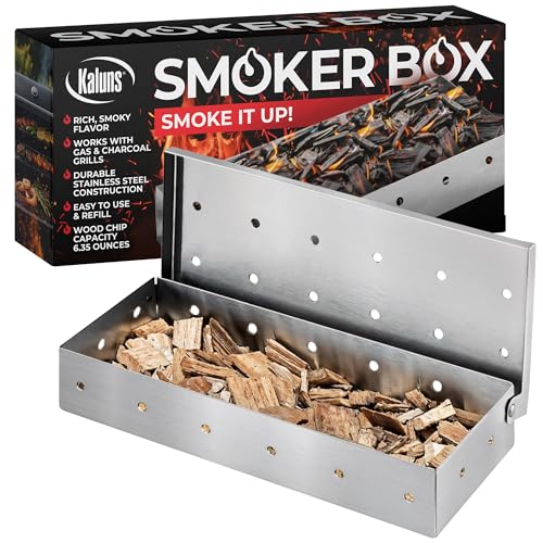 Kaluns Universal Stainless Steel Smoker Box, Gas or...
