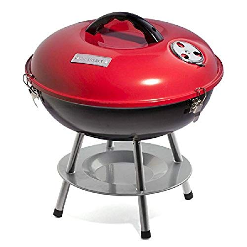 Cuisinart Charcoal Grill, Portable Tabletop Design, Locking...